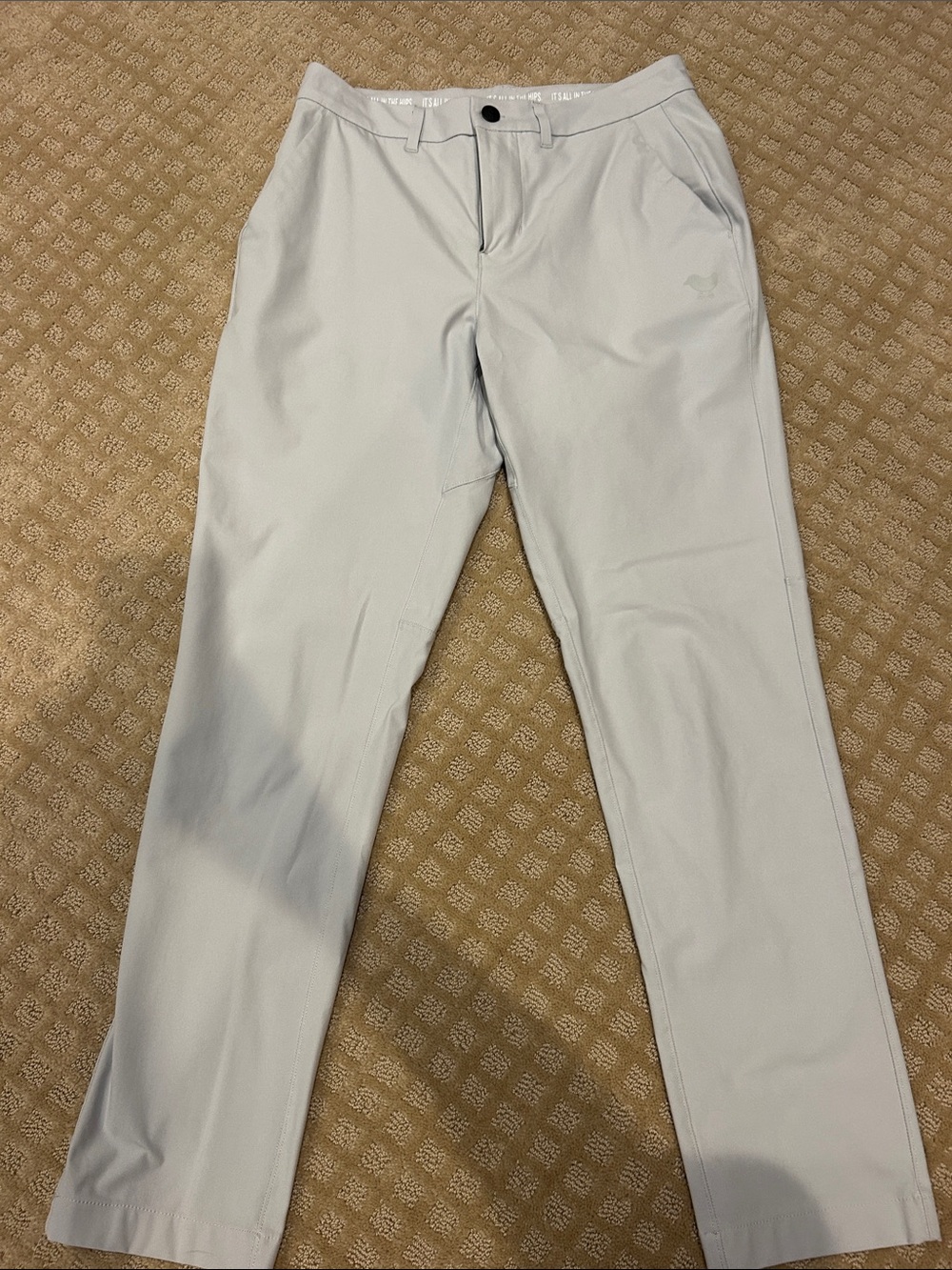 Bad Birdie Light Gray Men's Chino Pants